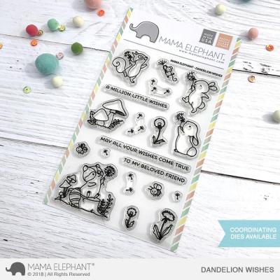 Mama Elephant Clear Stamps - Dandelion Wishes
